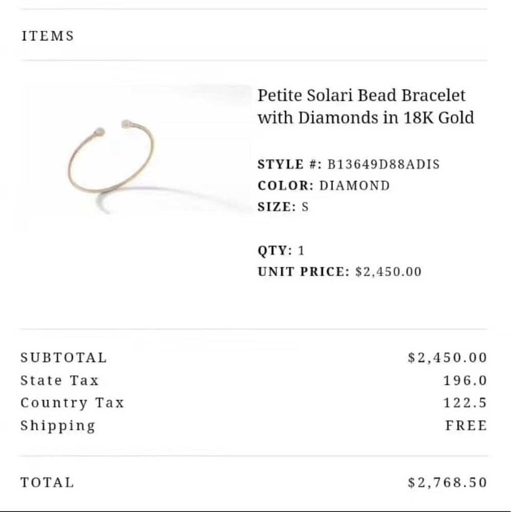 David Yurman 💛 - Picture 4 of 4